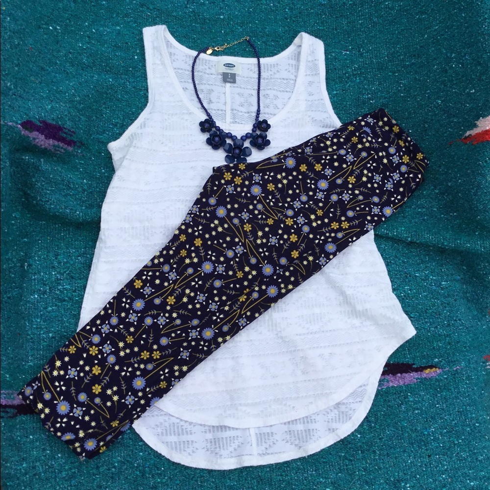 Lularoe floral Os Leggings 🌼 SOLD